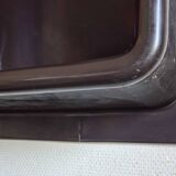 Prisunic brown plastic wall shelf