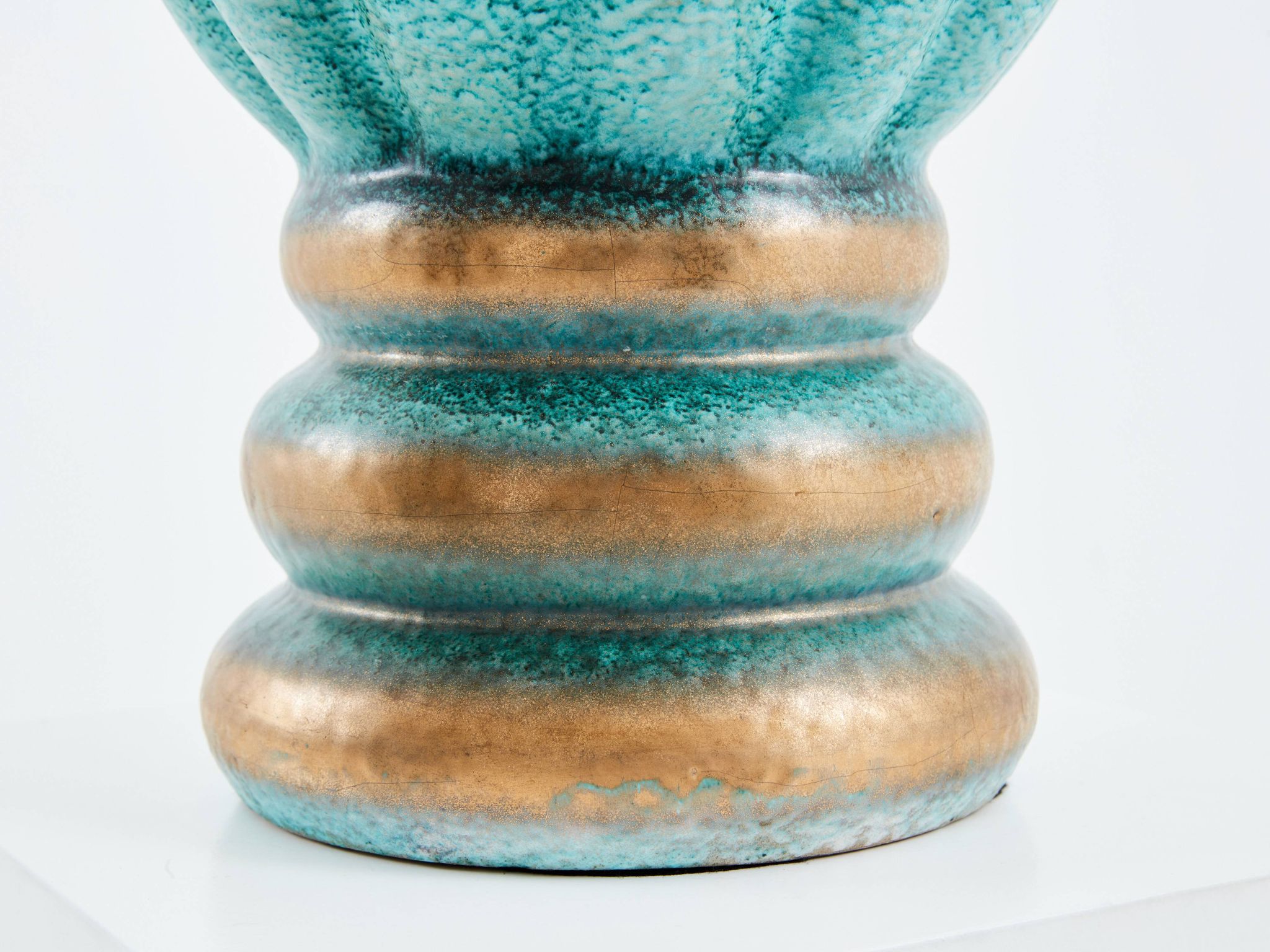 Gabriele Bicchioni large Italian ceramic vase circa 1930
