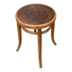 Thonet style Art Nouveau bistro stool in curved wood