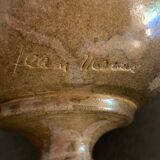 Ceramic standing cup signed Jean Marais, Vallauris, 1970