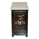 Antique Chinese commode carved in steatite with a marble top.