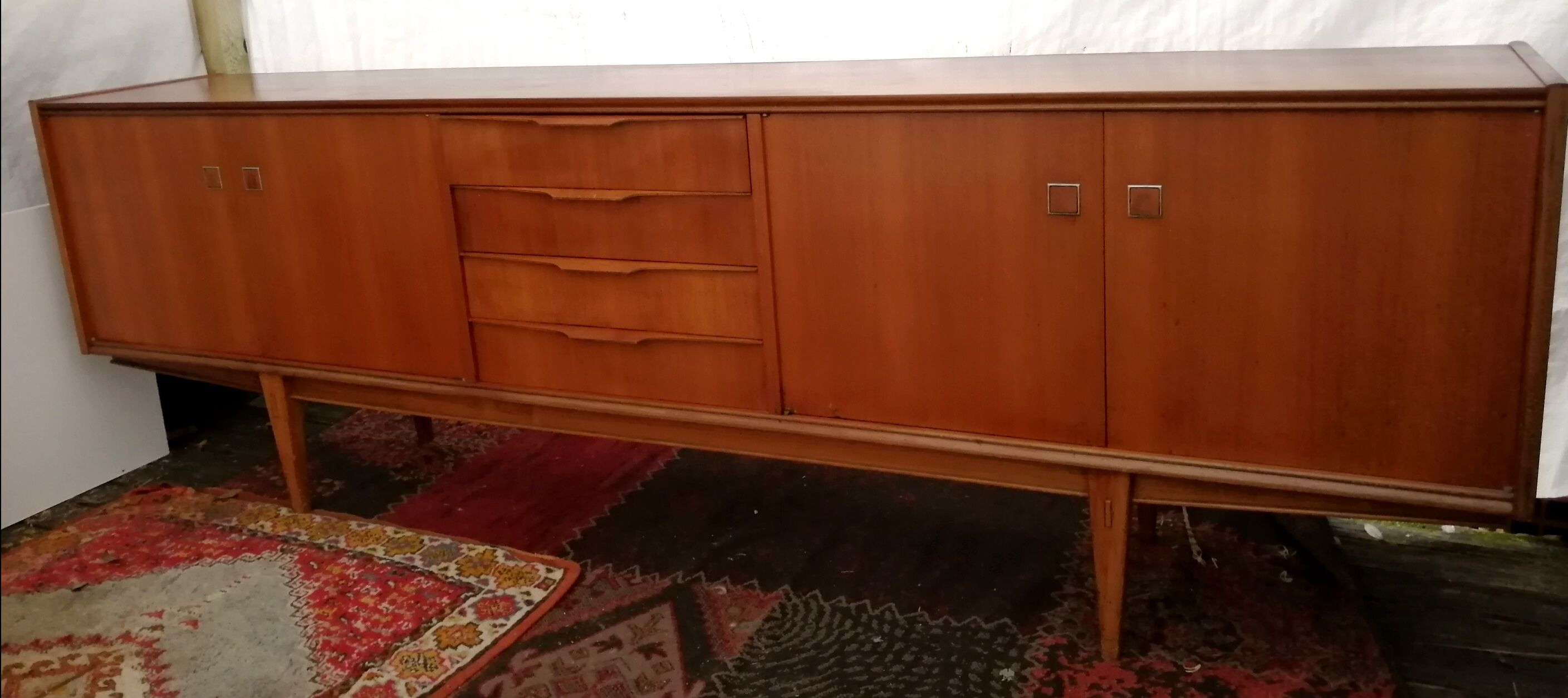 Scandinavian vintage teak sideboard, 60s