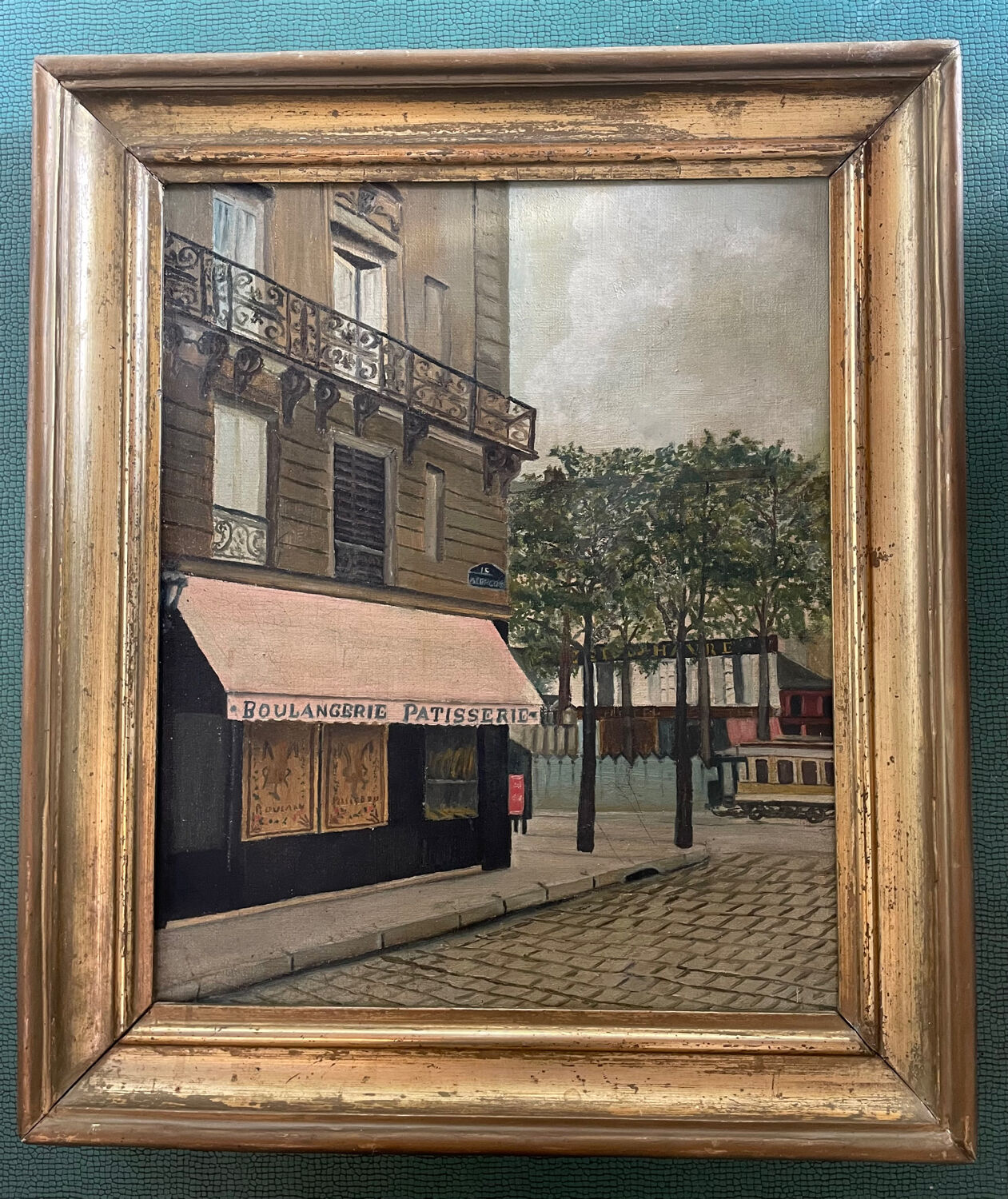 Tableau vue de Paris, Boulangerie Pâtisserie XXe