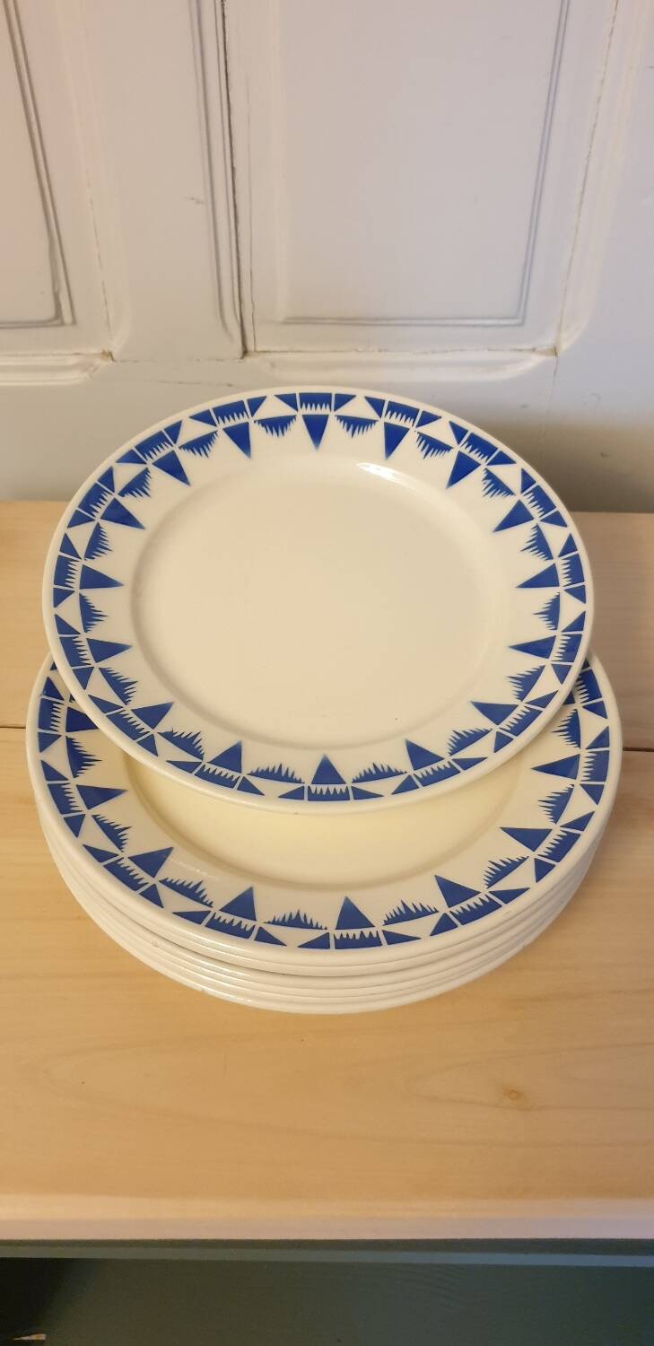 Six Gaston de Badonviller plates