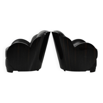 Pair of Scandinavian Art Deco style armchairs