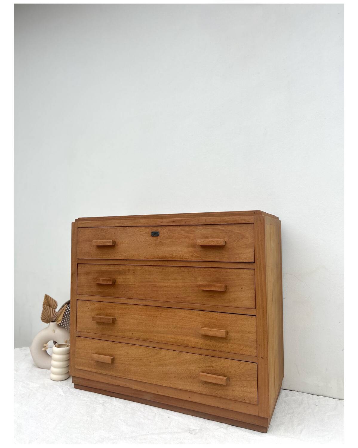 Large Art Deco chest of drawers
