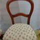 Pair of old chairs has medallion style Louis XVI