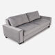 Canapé rejkiavik argent velour, design scandinave