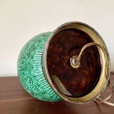 Mint green glazed ceramic lamp base