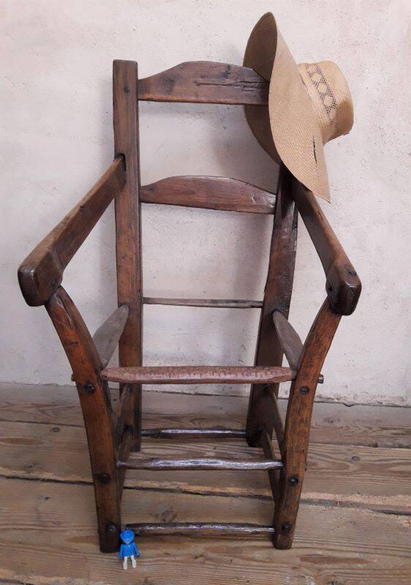 Fauteuil art populaire ancien campagne