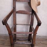 Old country folk art armchair