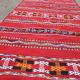 Tapis kilim : 260x79cm.