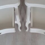 Louis XV style cherry wood bedside table