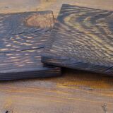Burnt wood trivet