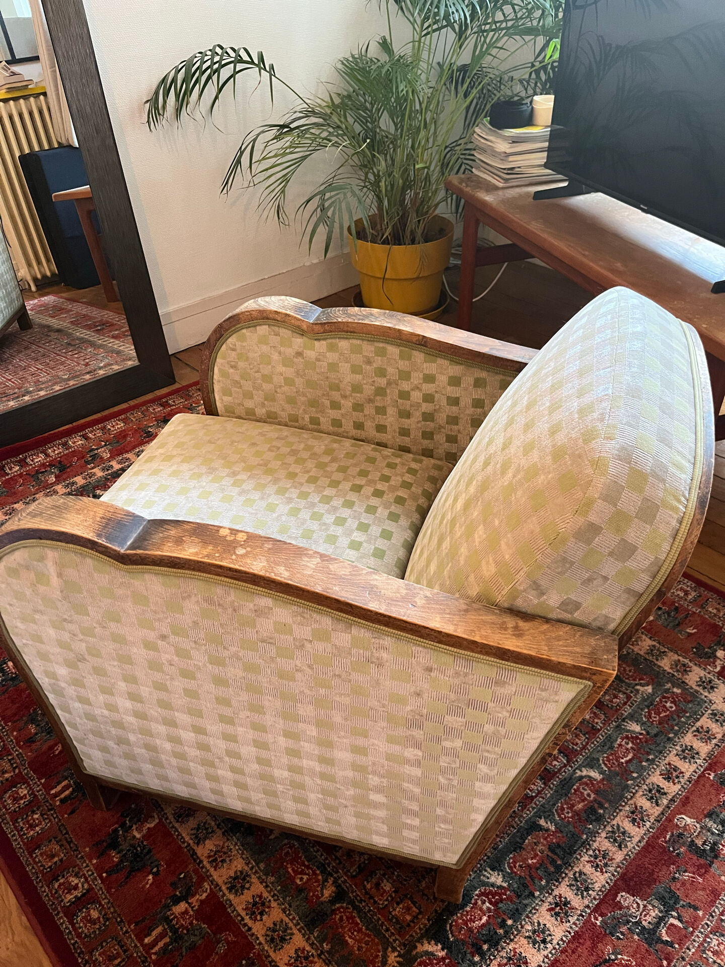 Fauteuil, style, art déco