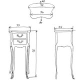 Pair of Revel Marquetry's Chevets