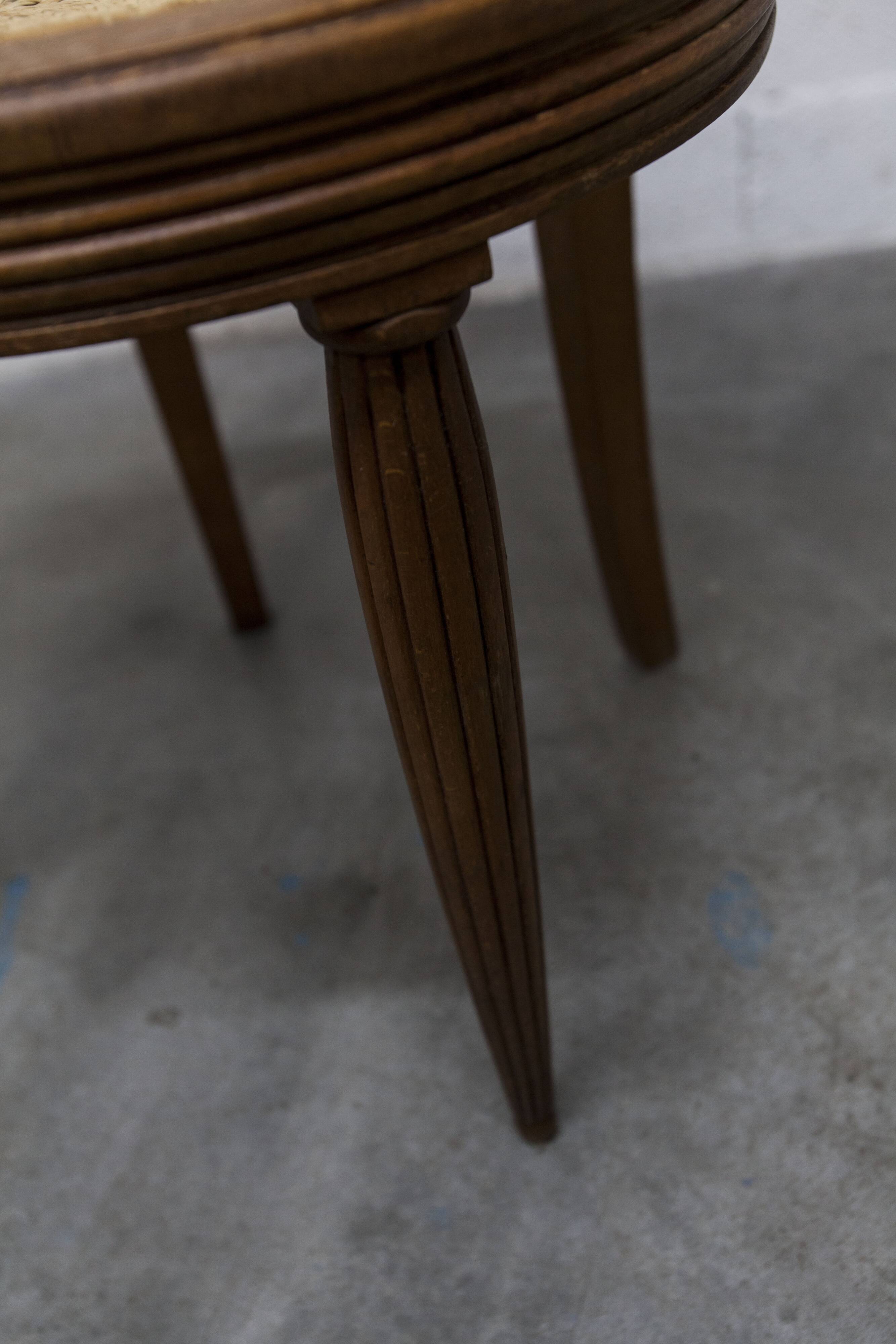 Vintage Louis XVI style chair – Cane seat, lyre-shaped back