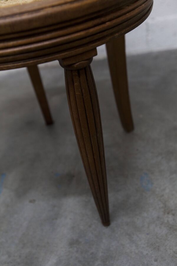 Chaise vintage style Louis XVI – Cannage, dossier lyre