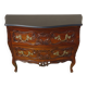 Commode galbée sur 3 faces, 1950s