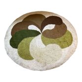 Xl psychedelic high pile rya rug desso netherlands, 1970s