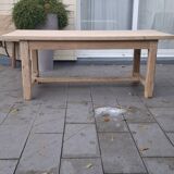 Table de ferme avec rallonges chêne 3m