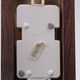 Set Wall lamps Danish teak with brass and glass.