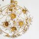 Gilt and crystal glass Chandelier by Palwa, Germany 1970's