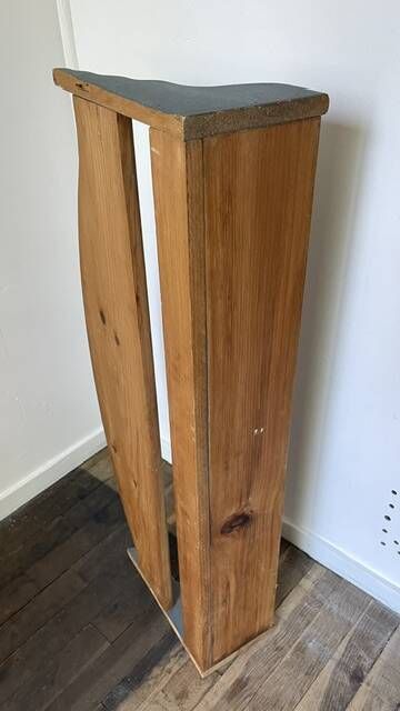 Vintage solid wood noah's ark shelf