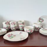 Tasses et assiettes dessert Anglaises Royal Tudor