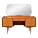 Vintage dressing table with mirror – Mid-Century vanity (1950s/60s)