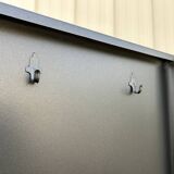 Metal kitchen cabinet, ball handles, 1950s