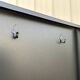 Metal kitchen cabinet, ball handles, 1950s