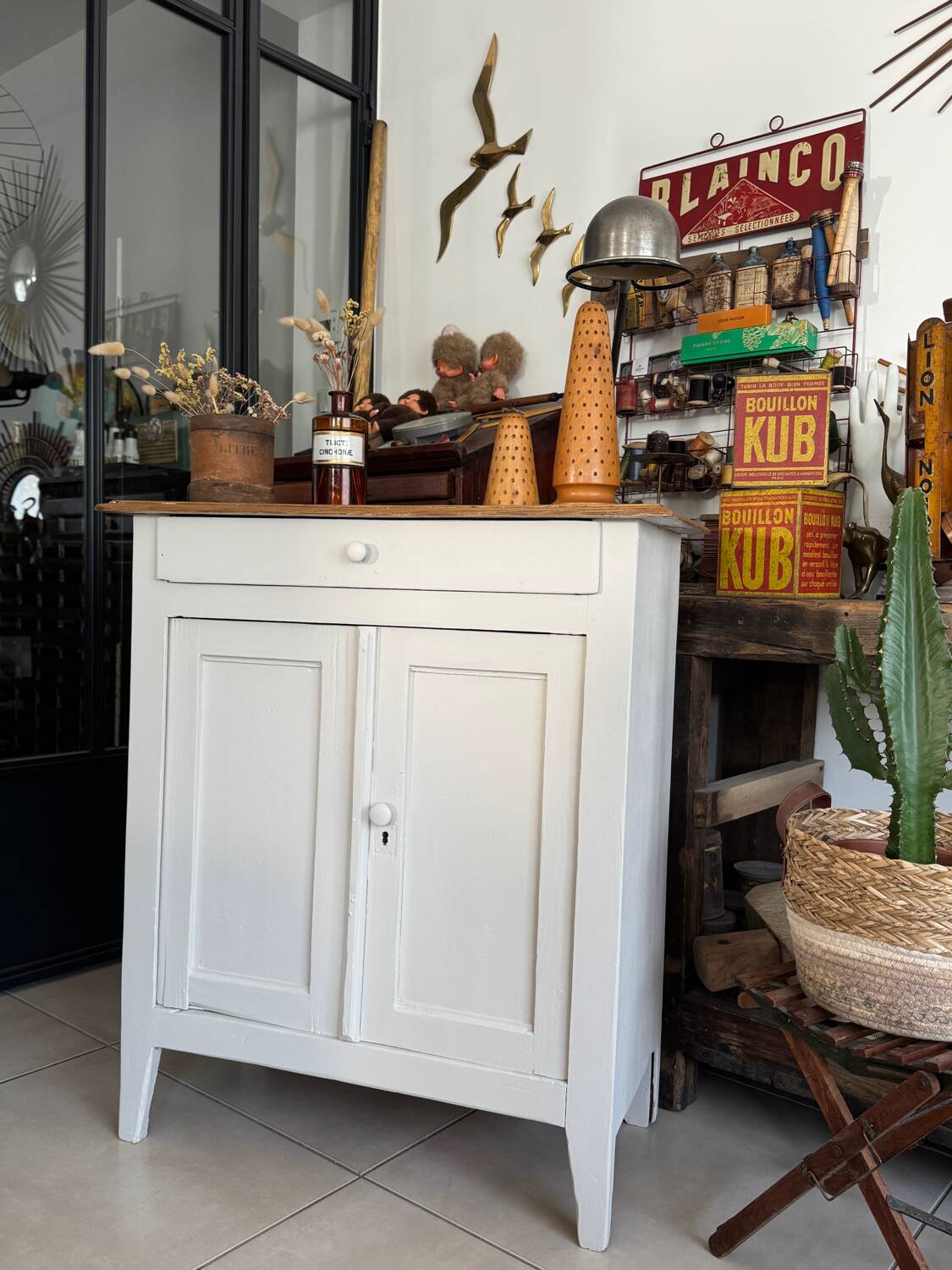 Antique vintage Parisian sideboard