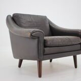 1960s Aage Christiansen ''Matador" leather danish armchair
