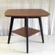 Modernist side table in wood, mid-20th century.