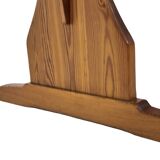 Vintage Pinewood Dining Table Desk with Drawer 60s Design