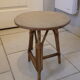 Side table vintage rattan