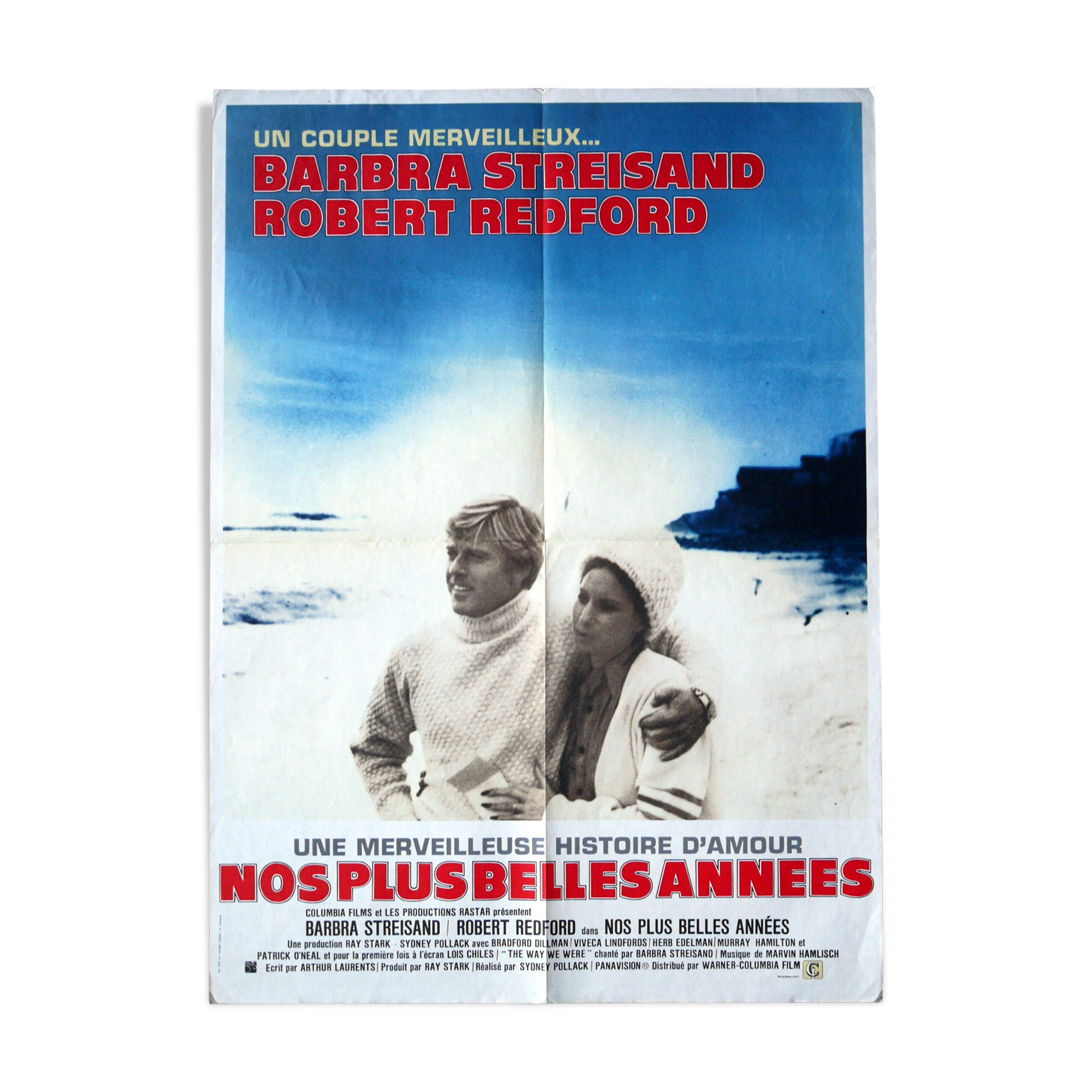 Original movie poster "Our most beautiful years" Redford, Streisand