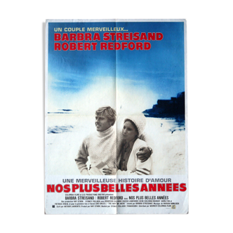 Original movie poster "Our most beautiful years" Redford, Streisand