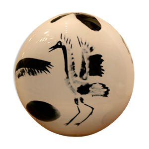 Vase en verre par le