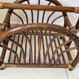 Rattan magazine door