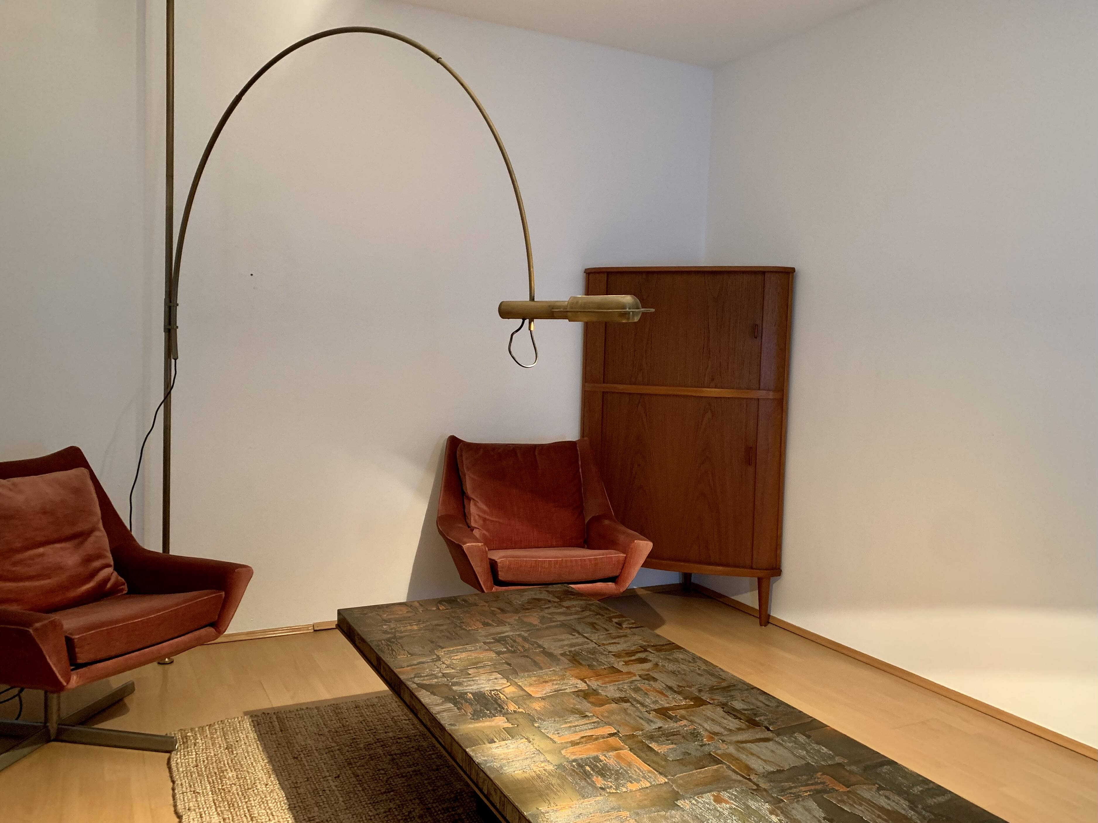 Adjustable Arc Floor Lamp by Florian Schulz