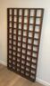 Exotic wood room divider