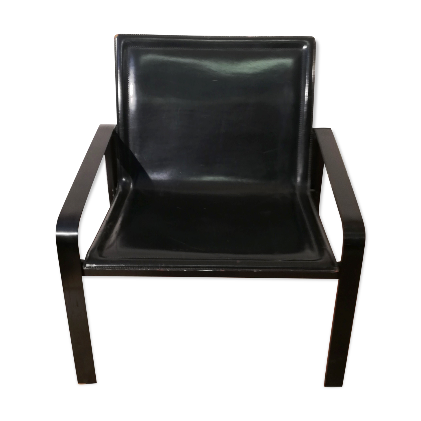 Vintage leather armchair