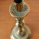 Golden bronze candle holder