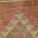 Taupe & Dusty Pink Vintage Carpet For Hallway, 83x308 Cm