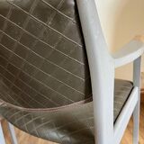 Pair of gray Scandinavian style armchairs