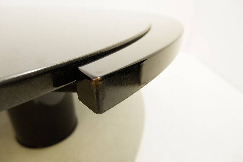 Large Coffee Table by Antonio Lupi 1/1 Black granite top - italy