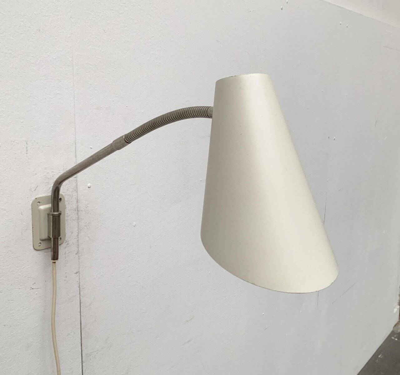 Mid-century German wall sconces by Kaiser Leuchten, set of 2.