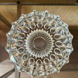 Grand cendrier vintage en cristal taillé – Années 60/70